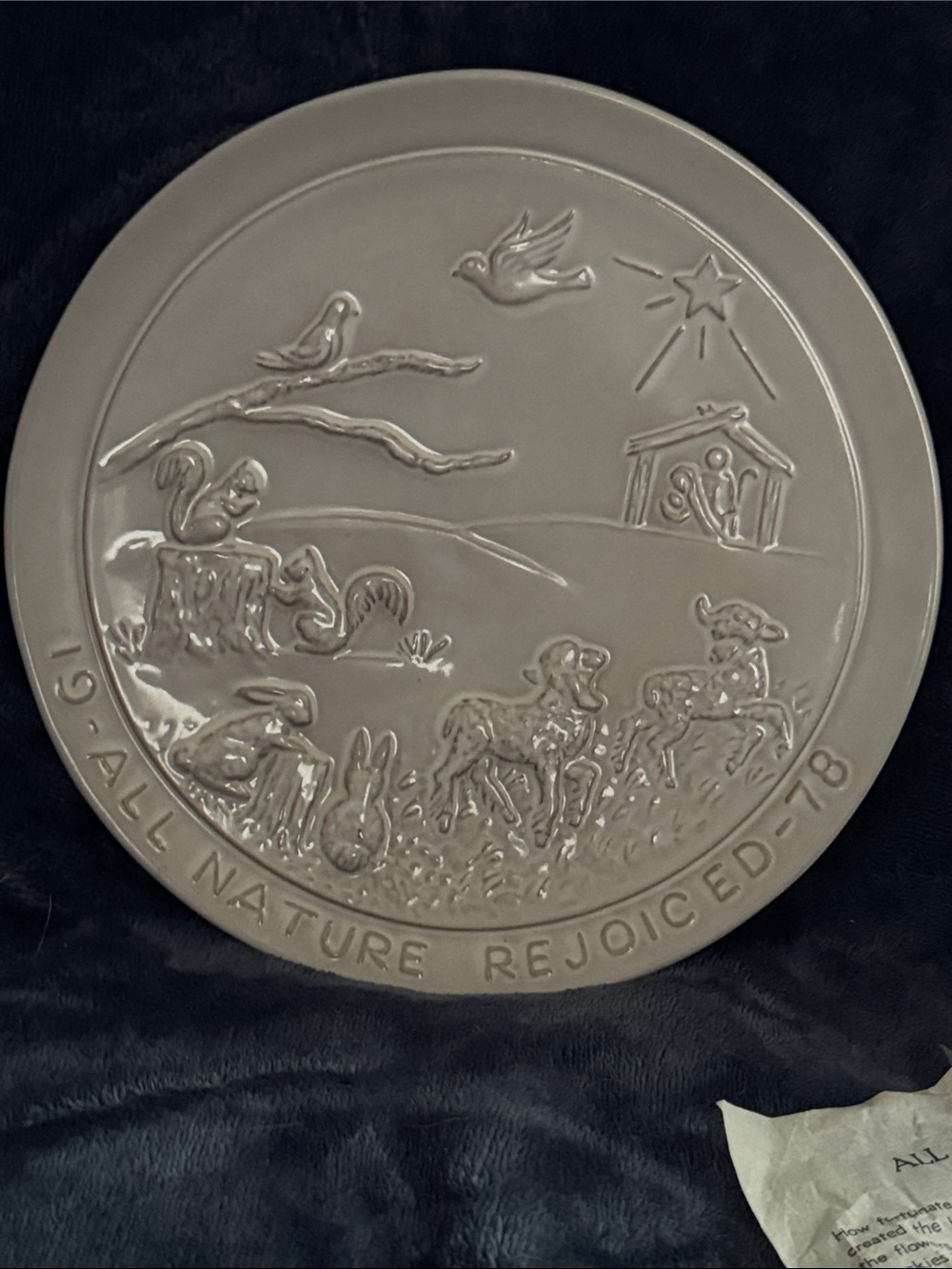 All Nature Rejoiced Frankoma Pottery Collector Plate